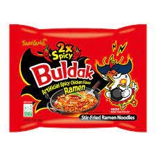 Amazon.com : Samyang 2X Buldak (Korean) Hot Spicy Chicken Stir Fried Ramen 4.94 oz (Pack of 5) : Grocery & Gourmet Food Amazon.com : Samyang 2X Buldak (Korean) Hot Spicy Chicken Stir Fried Ramen 4.94 oz (Pack of 5) : Grocery & Gourmet Food