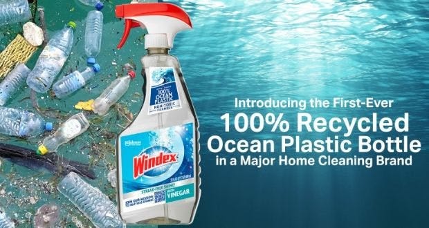 An advertisement for Windex window cleaner An advertisement for Windex window cleaner